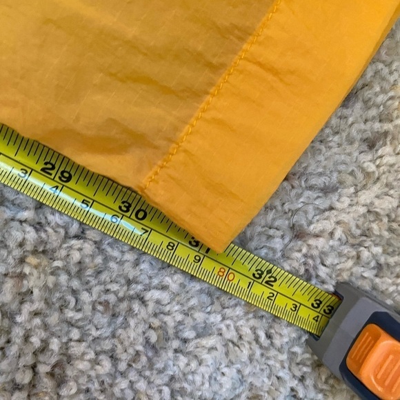 2 Moncler 1952 Men’s Windbreaker Pants Orange Size 46 Cargo Pull On Jogger Pants - Picture 11 of 13